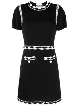 Moschino: Кружевное платье 