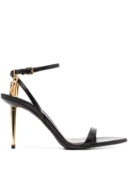 TOM FORD: Чёрные сандалии  Padlock