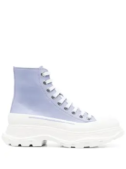 Alexander McQueen: Фиолетовые кроссовки  Tread Slick