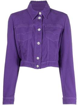 Versace Pre-Owned: Фиолетовая куртка 