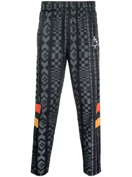 Marcelo Burlon County of Milan: Чёрные брюки 