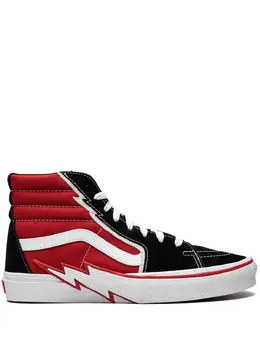 Vans: Чёрные кроссовки  Sk8-Hi