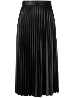 MM6 Maison Margiela: Кожаная юбка 