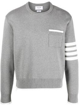 Thom Browne: Свитер  4-Bar в полоску