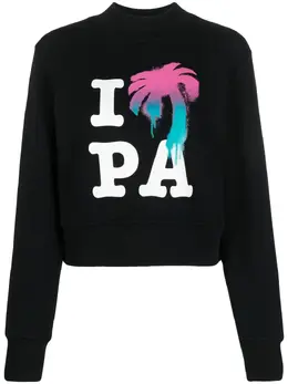 Palm Angels: Чёрный свитшот 