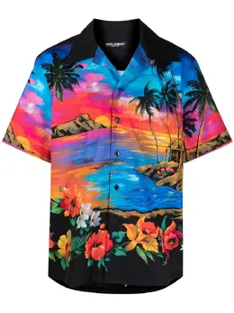 Dolce & Gabbana: Рубашка с принтом 