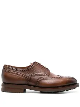 Santoni: Коричневые туфли  Derby