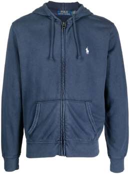 Polo Ralph Lauren: Голубая толстовка 