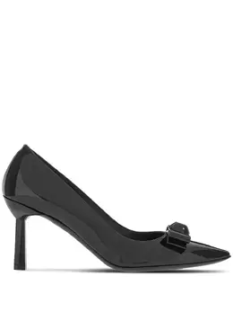 Ferragamo: Чёрные туфли  Vara Bow