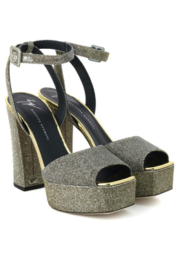 GIUSEPPE ZANOTTI: Золотые босоножки 