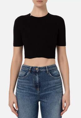 ELISABETTA FRANCHI: Чёрный топ 