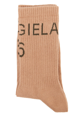MM6 Maison Margiela: Коричневые носки 