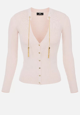 ELISABETTA FRANCHI: Трикотажный кардиган 