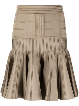 Balmain: Плиссированная юбка 