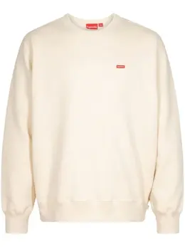 Supreme: Белый свитшот  Box Logo