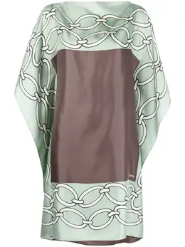 Valentino: Платье с принтом 