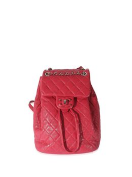 CHANEL Pre-Owned: Красный рюкзак 