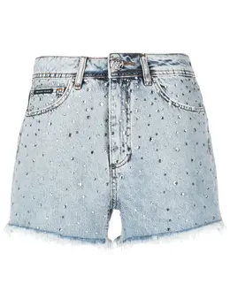 Philipp Plein: Шорты  Crystal со стразами