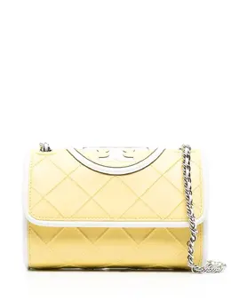 Tory Burch: Светлая сумка через плечо 