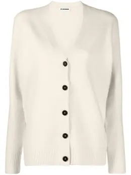 Jil Sander: Кардиган с v-образным вырезом 