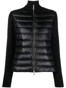 Moncler: Чёрный кардиган 