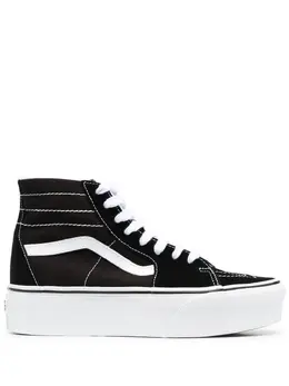 Vans: Чёрные кроссовки  Sk8-Hi