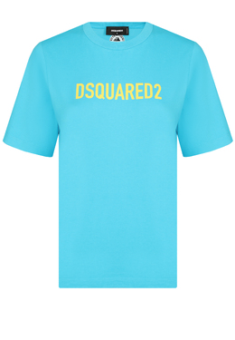 DSQUARED2: Голубая футболка 