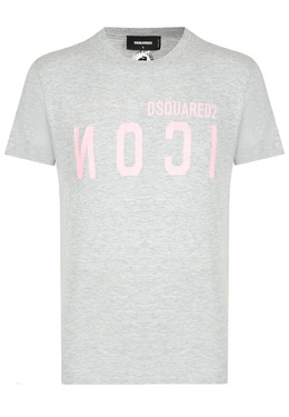 DSQUARED2: Серая футболка 