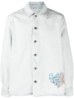 Off-White: Джинсовая рубашка 