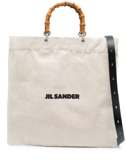 Jil Sander: Чёрная сумка-шоппер 