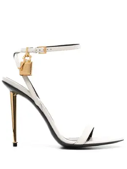 TOM FORD: Белые сандалии  Padlock