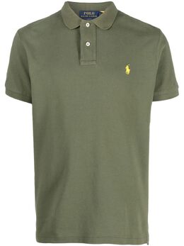 Polo Ralph Lauren: Поло цвета хаки 
