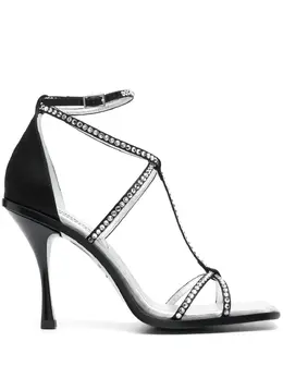 Dsquared2: Чёрные сандалии 