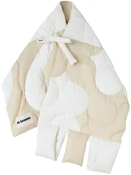Jil Sander: Белый шарф 