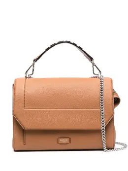 Lancel: Коричневая сумка-шоппер 
