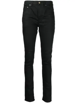 Saint Laurent: Чёрные джинсы 