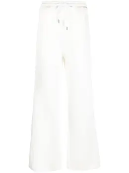 Lanvin: Белые брюки 