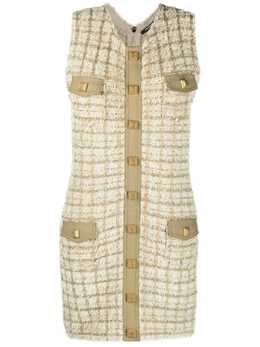 Balmain: Платье без рукава 