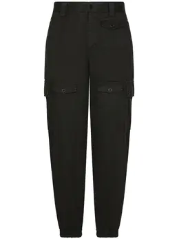 Dolce & Gabbana: Чёрные брюки 