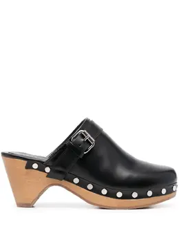 Isabel Marant: Чёрные сабо 