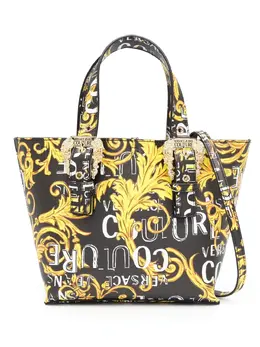Versace Jeans Couture: Сумка-шоппер с принтом 