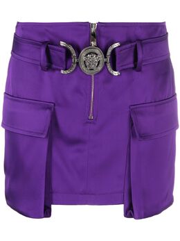Versace: Фиолетовая юбка  Medusa Head
