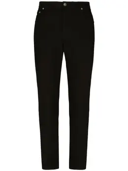 Dolce & Gabbana: Чёрные джинсы 