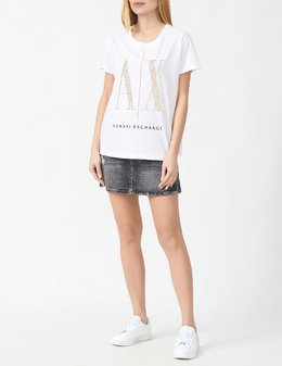 ARMANI EXCHANGE: Серая юбка 
