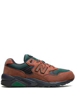 New Balance: Коричневые кроссовки 