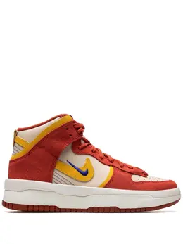 Nike: Оранжевые кроссовки  Dunk High