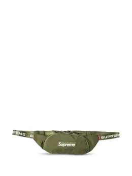 Supreme: Зелёная поясная сумка 