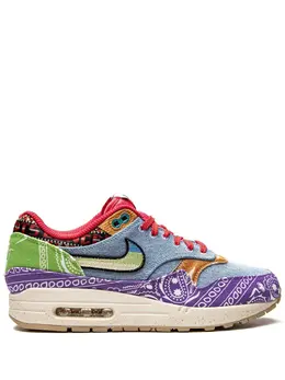Nike: Фиолетовые кроссовки  Air Max 1 SP