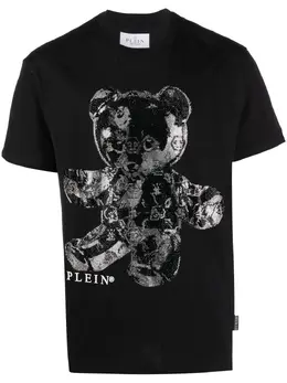 Philipp Plein: Футболка  Teddy с принтом