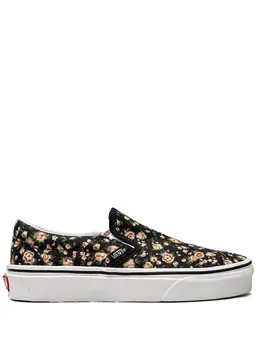 Vans: Чёрные мокасины  Classic Slip On